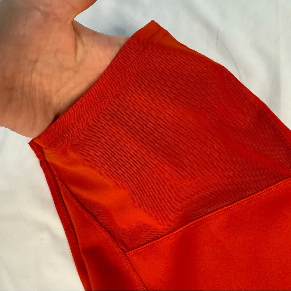 NWT Oiselle Orange Size 24 26 Triple Threat Capris Knickers Legging Active Gym - Image 11