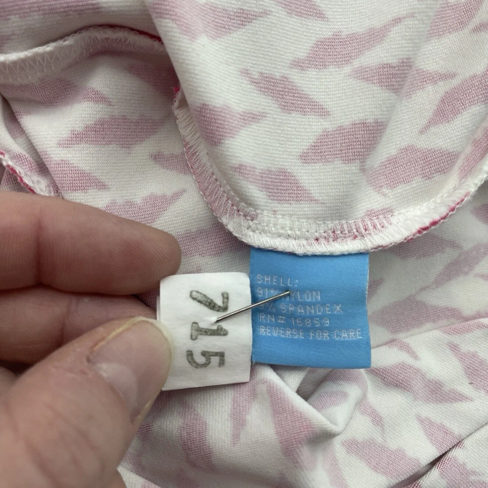 J. McLaughlin M Dolly Catalina Cloth Dress Sleeveless Carnaby Geo Pink Stretch - Image 10