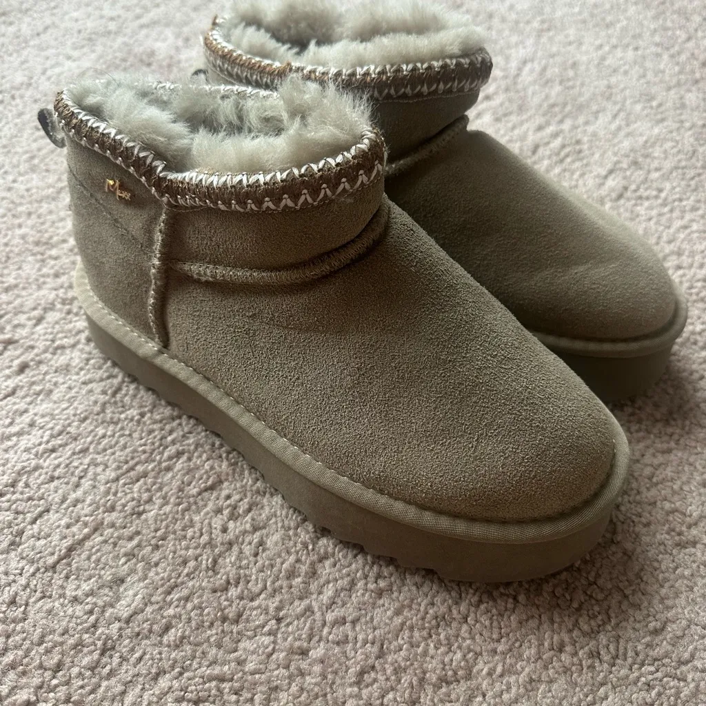 Mexx Mini Height Boots for Women 7.5 Grey New Gray - Image 2