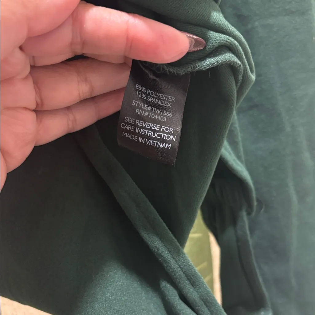 The Workshop Clothing Dark Green Bodysuit Size M - Image 3