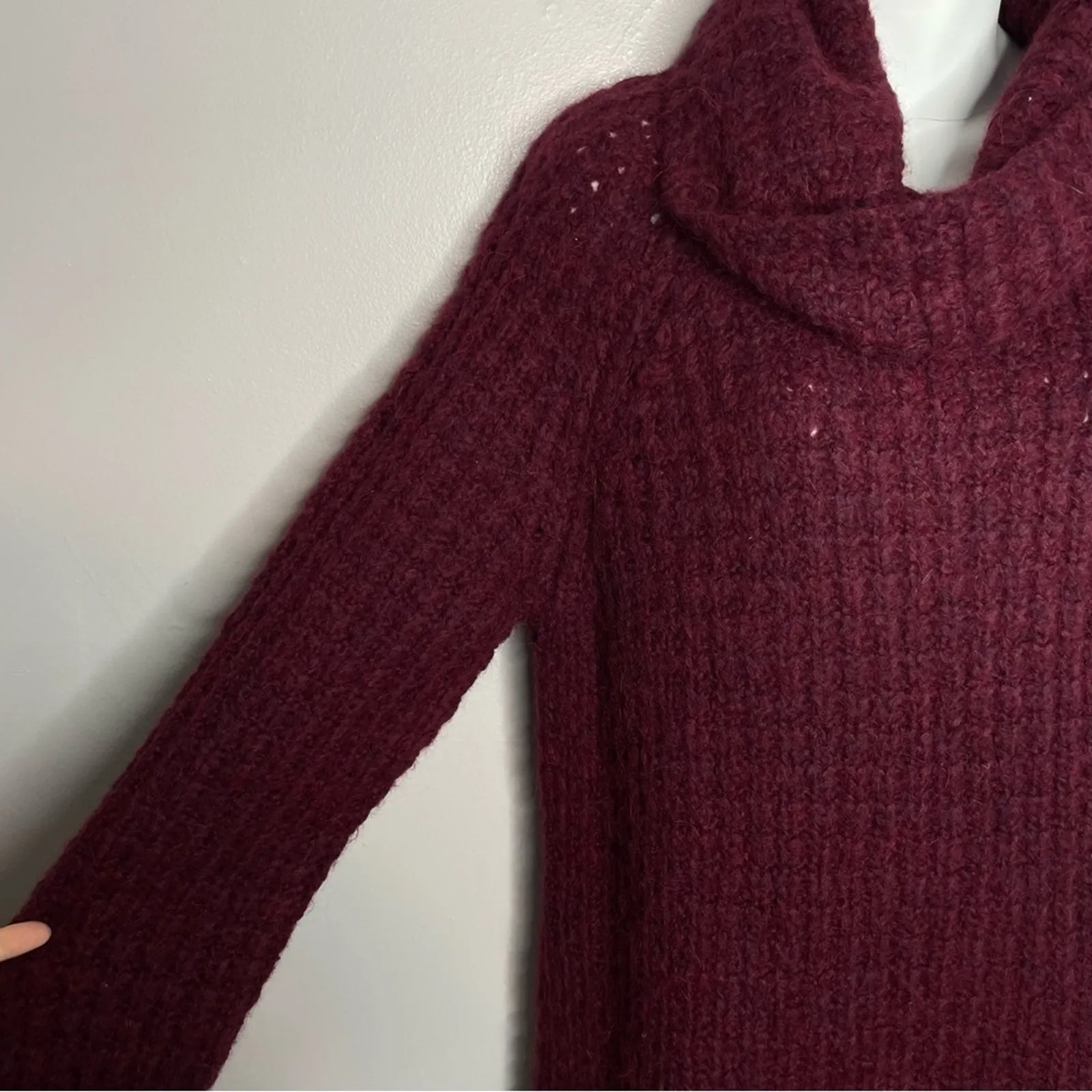 ELIZABETH AND JAMES Sweater Dress Womens Size Medium Wool Alpaca Elevated Indie - Image 5