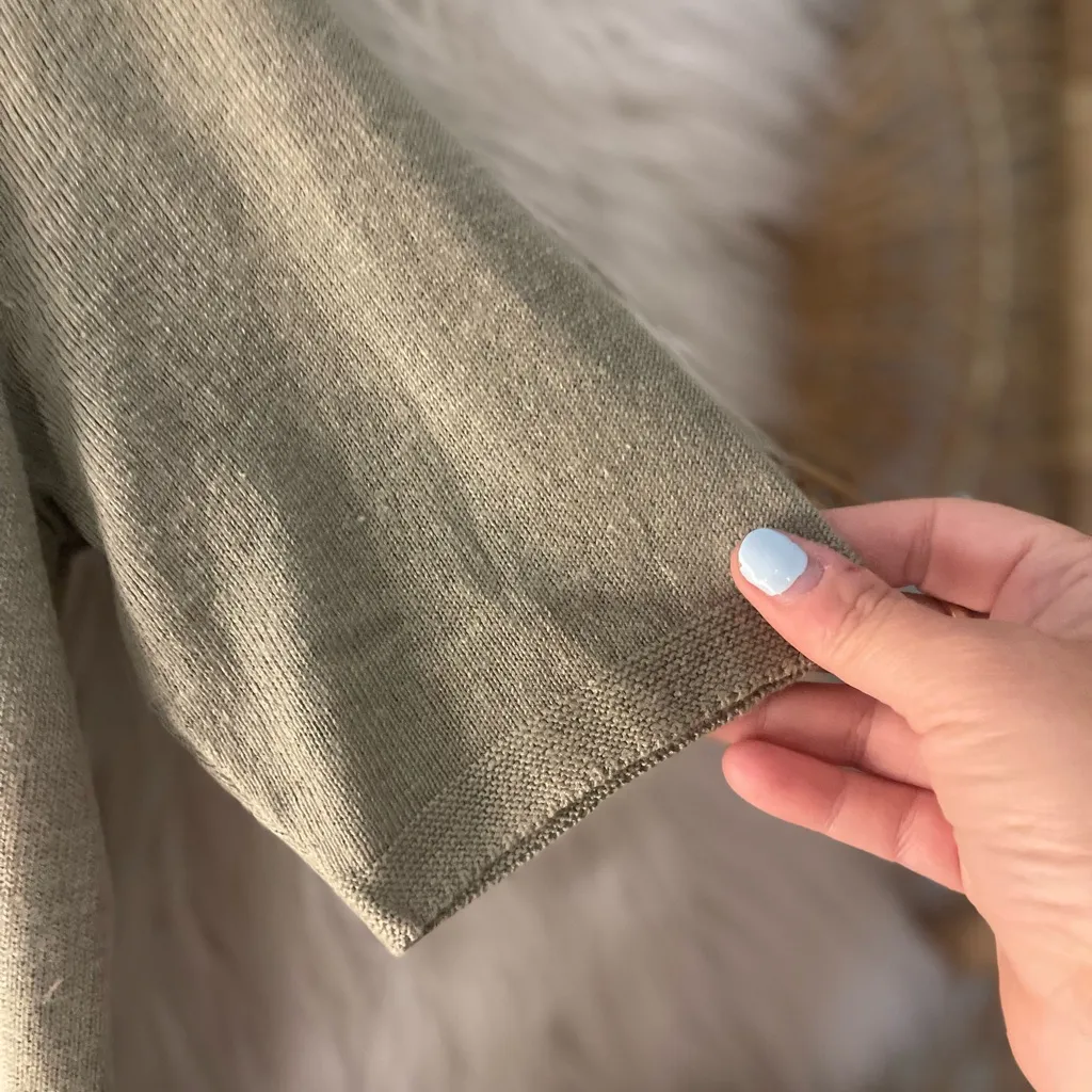 J. Jill NWT Women’s Sage Green Button - Image 3