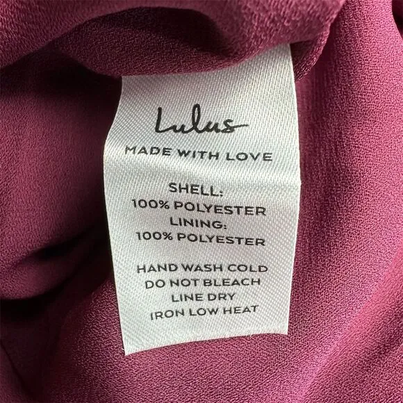 NWT Lulus Women's Lively Evenings‎ Plum Purple Sleeveless Tiered Maxi Dress L - Image 10