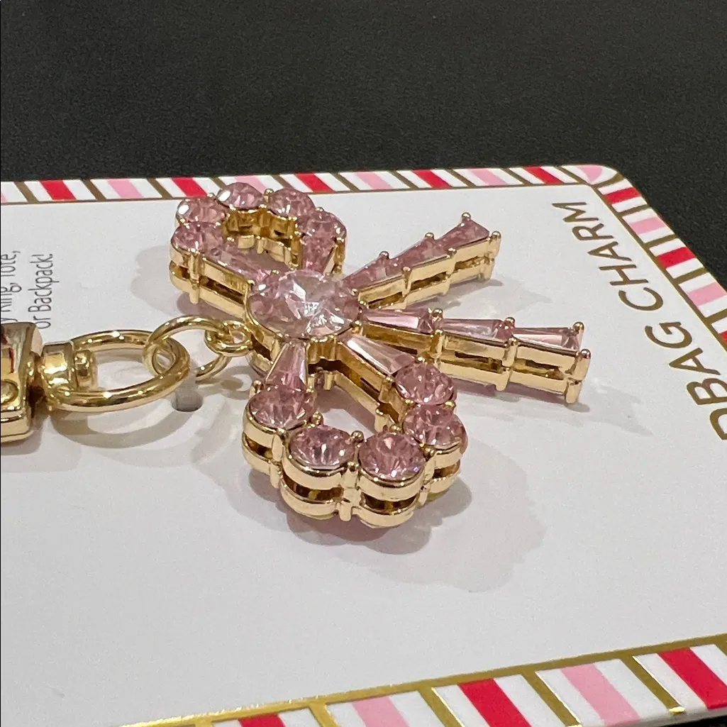 True To Form | Pink Ribbon 🎀 Bag Charm Red - Image 6