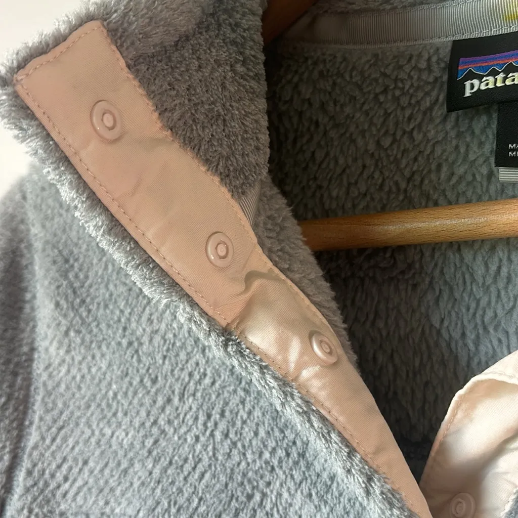 Patagonia Synchilla Pullover retool snap t Gray med Outdoor PNW sustainable - Image 6