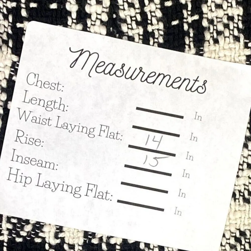 Zara Tweed Plaid Mini Skirt Front Pockets Fringe Hem Zip Up Back XS Black White - Image 8