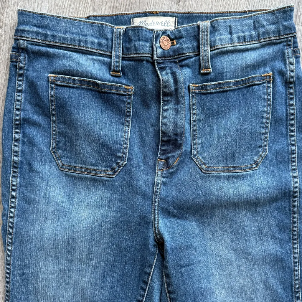 Madewell High Waisted Sailor Skinny Ankle Jeans Style #E0494 Size 29 - Image 4