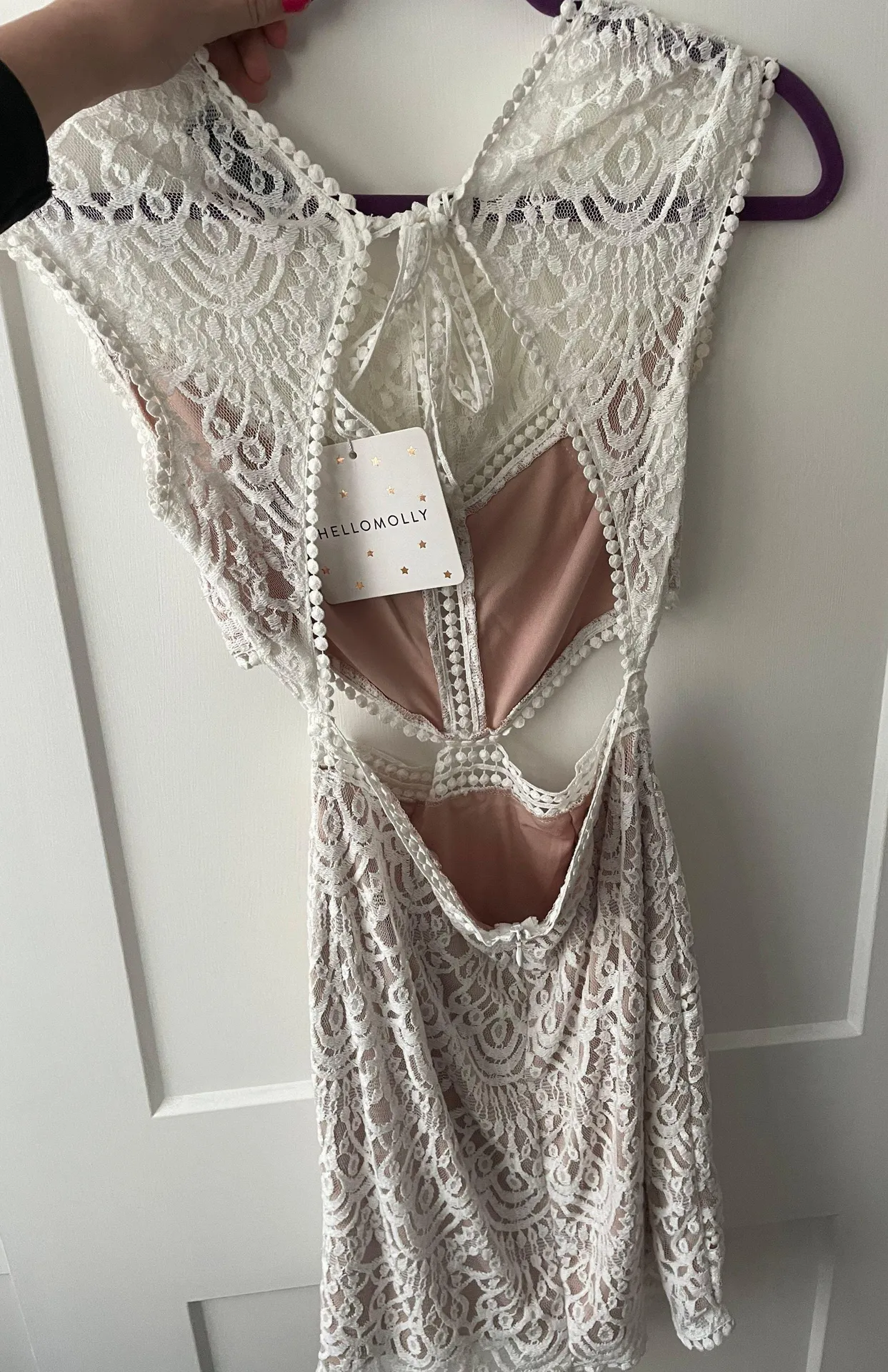 Hello Molly White Dress - Image 4