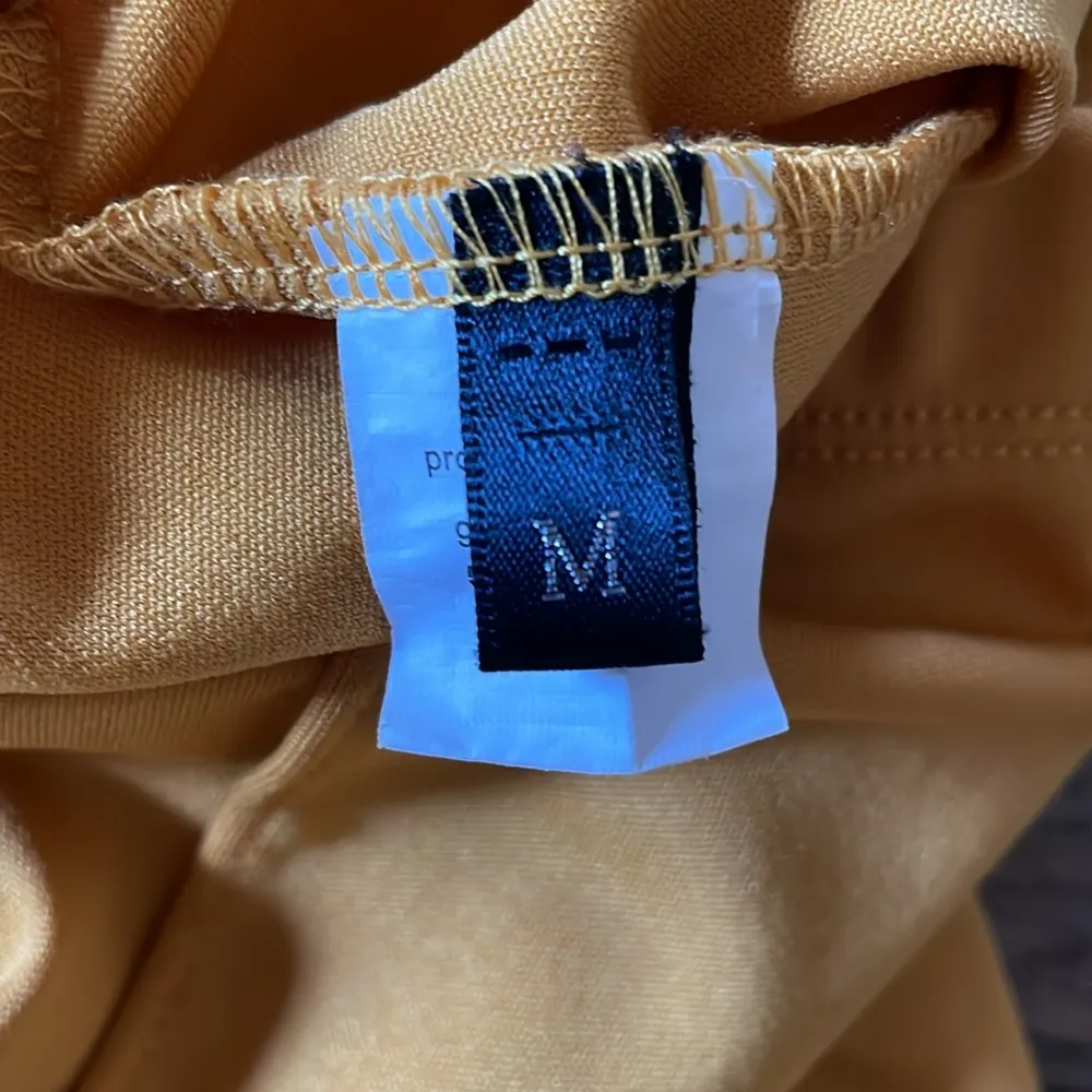 Super Fun Mustard Yellow Ruffle Bell Bottoms Size Medium - Image 8