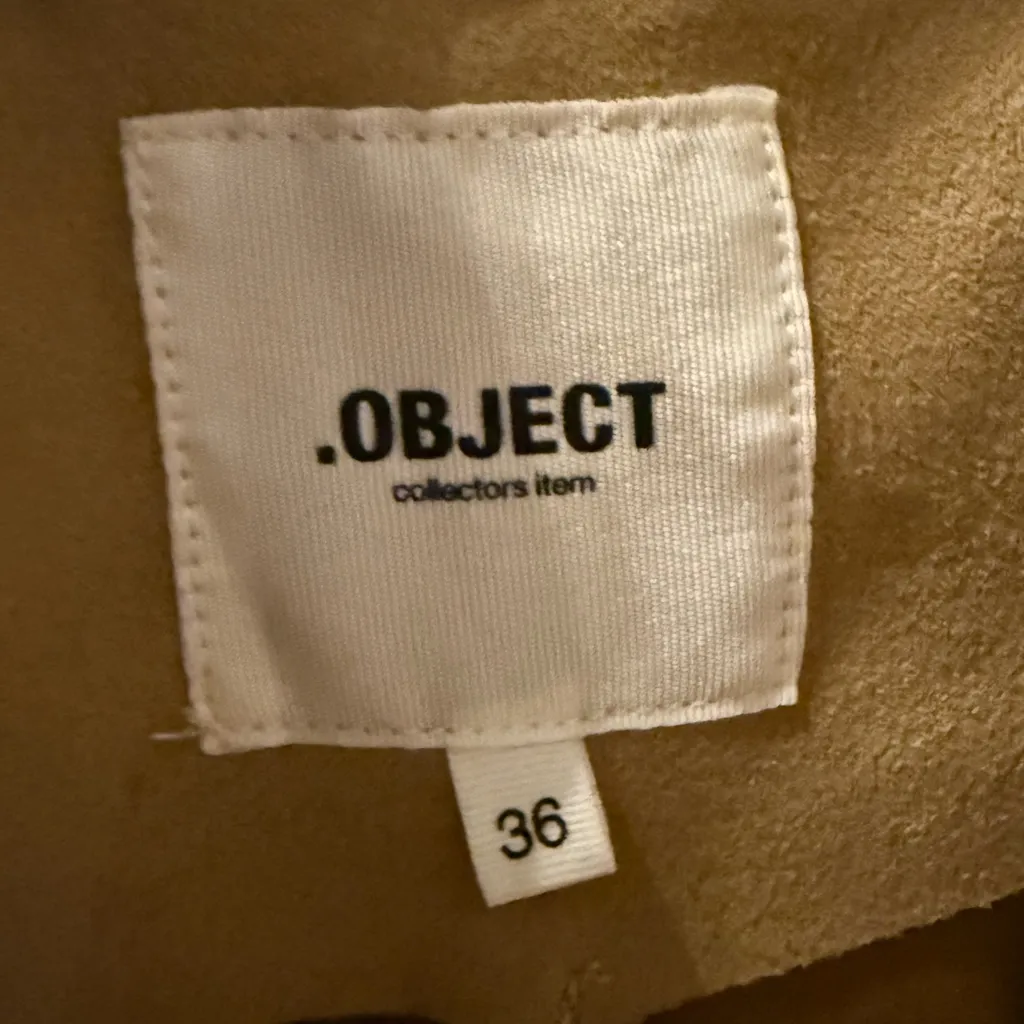 .Object Collector Item Faux Suede Coat Size EU 38/US 8 - Image 7