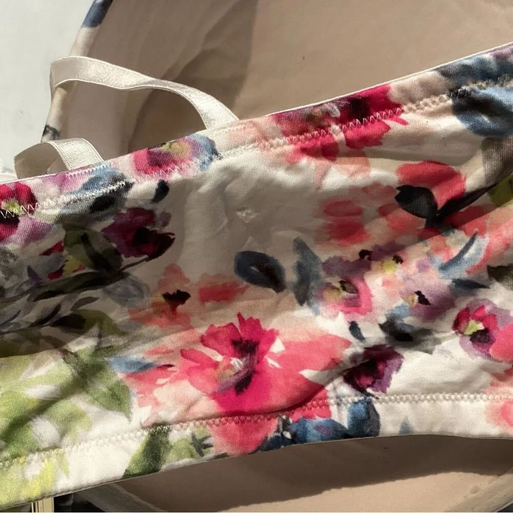 Cacique  floral front closure racer back bra - Image 5