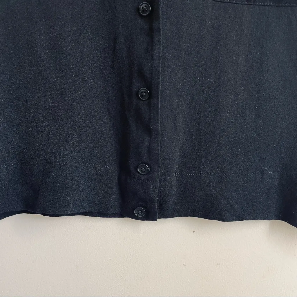 Reformation Cuba Top Black Short Sleeve size S - Image 10