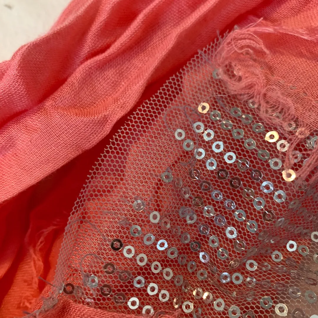 Pink Sequin Scarf - Image 4