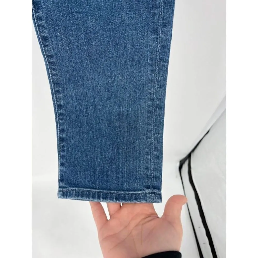 AG Adriano Goldschmied Women's The Stilt Cigarette Leg Jeans Blue Denim Size 28R - Image 8