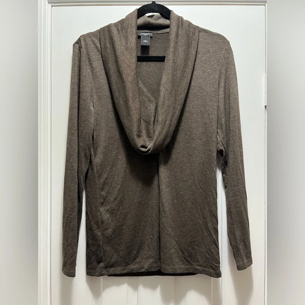 Ann Taylor Sweater in Brown Size Large - Image 2