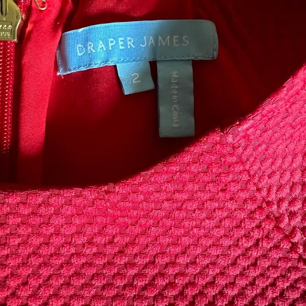 Red Draper James Party Dress Size 2 - Image 6