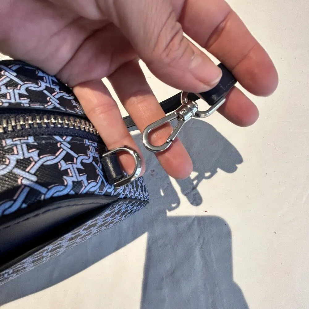 New KATE SPADE Link Crossbody Camera Bag Navy Blue Multi (460) Purse Handbag - Image 10