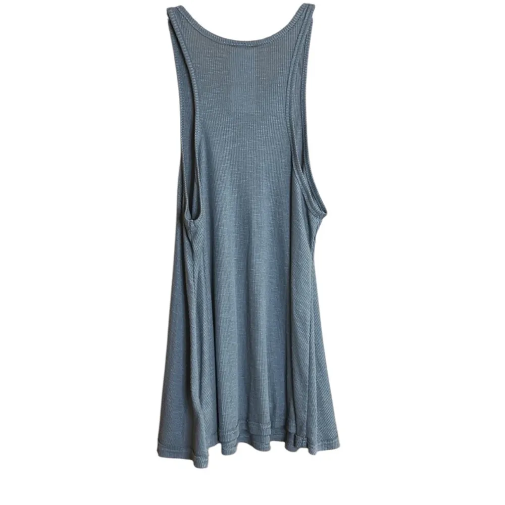 Free People Gray Ribbed Tank - Image 4