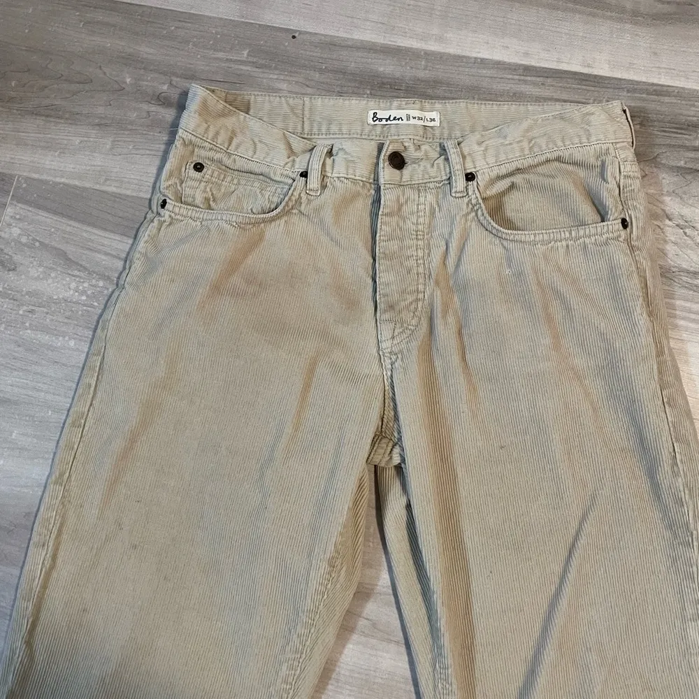 BODEN Tan Corduroy Pants With Multiple Buttons - Image 2