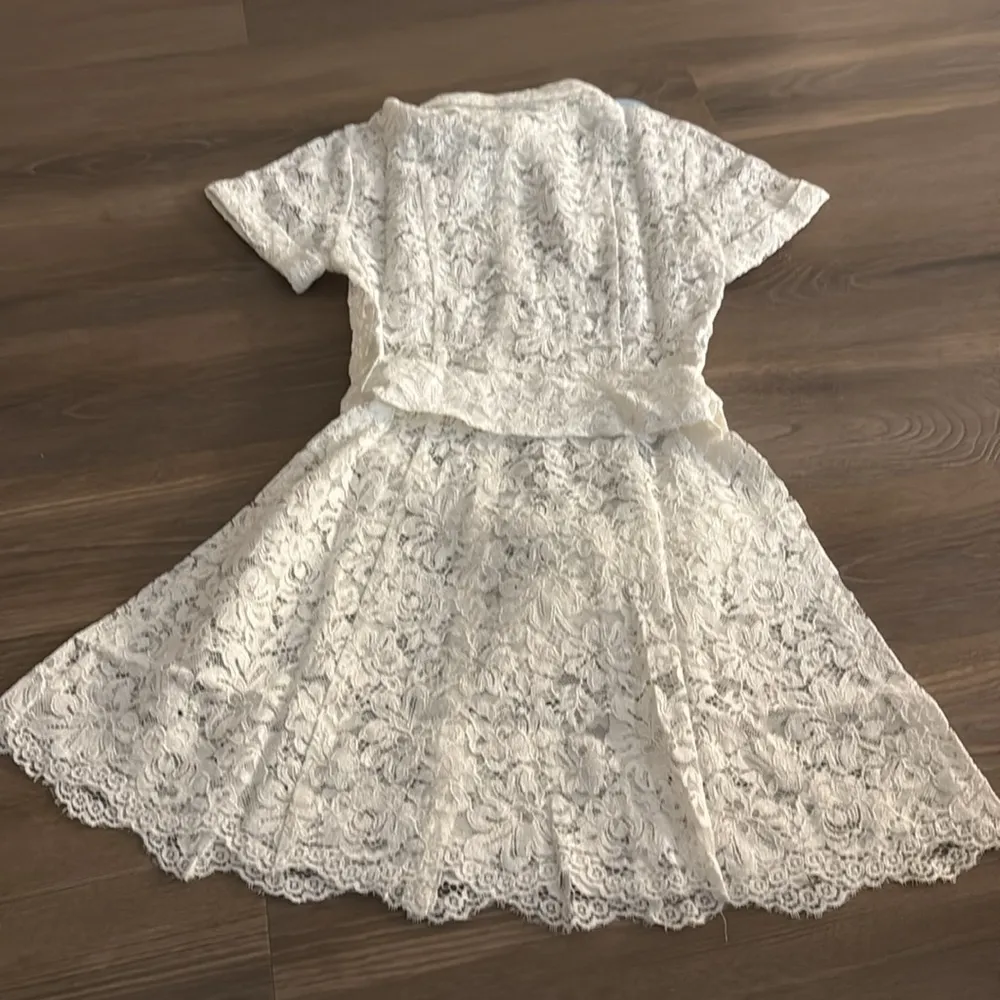 NWT HILL HOUSE HOME The Lace Laura Dress in White Lace Size XS - Image 9