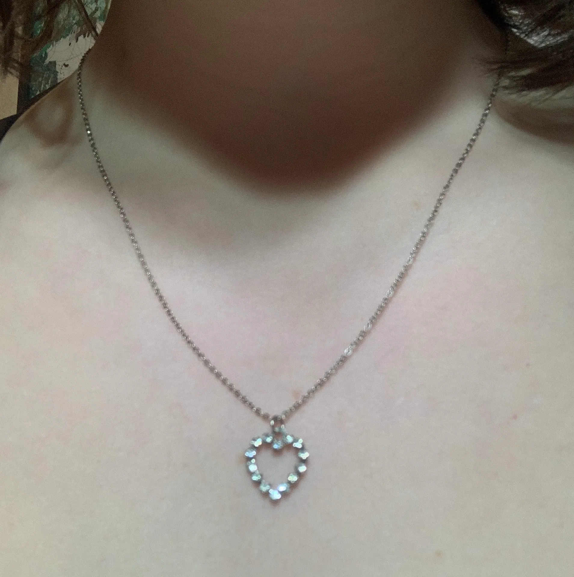 Silver Heart Necklace - Image 3