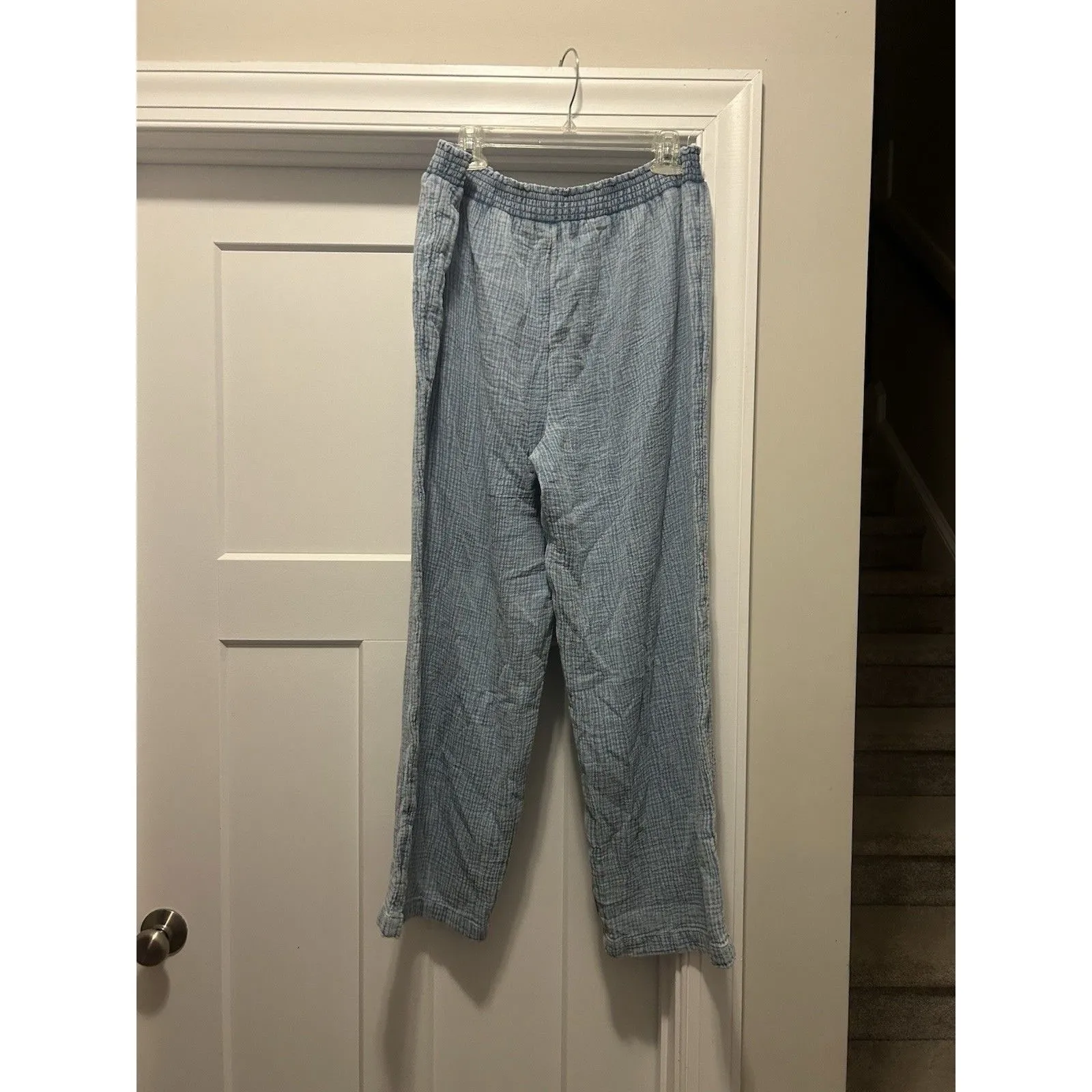 BeachLunchLounge Gauze Cotton Pants Women’s Size Large Vacay Resort Coastal - Image 4