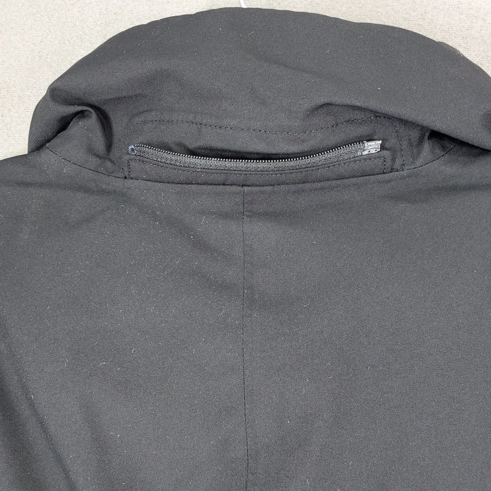 Athleta Black Outbound Parka Coat Women Size XS Down MISSING HOOD Long - Image 5