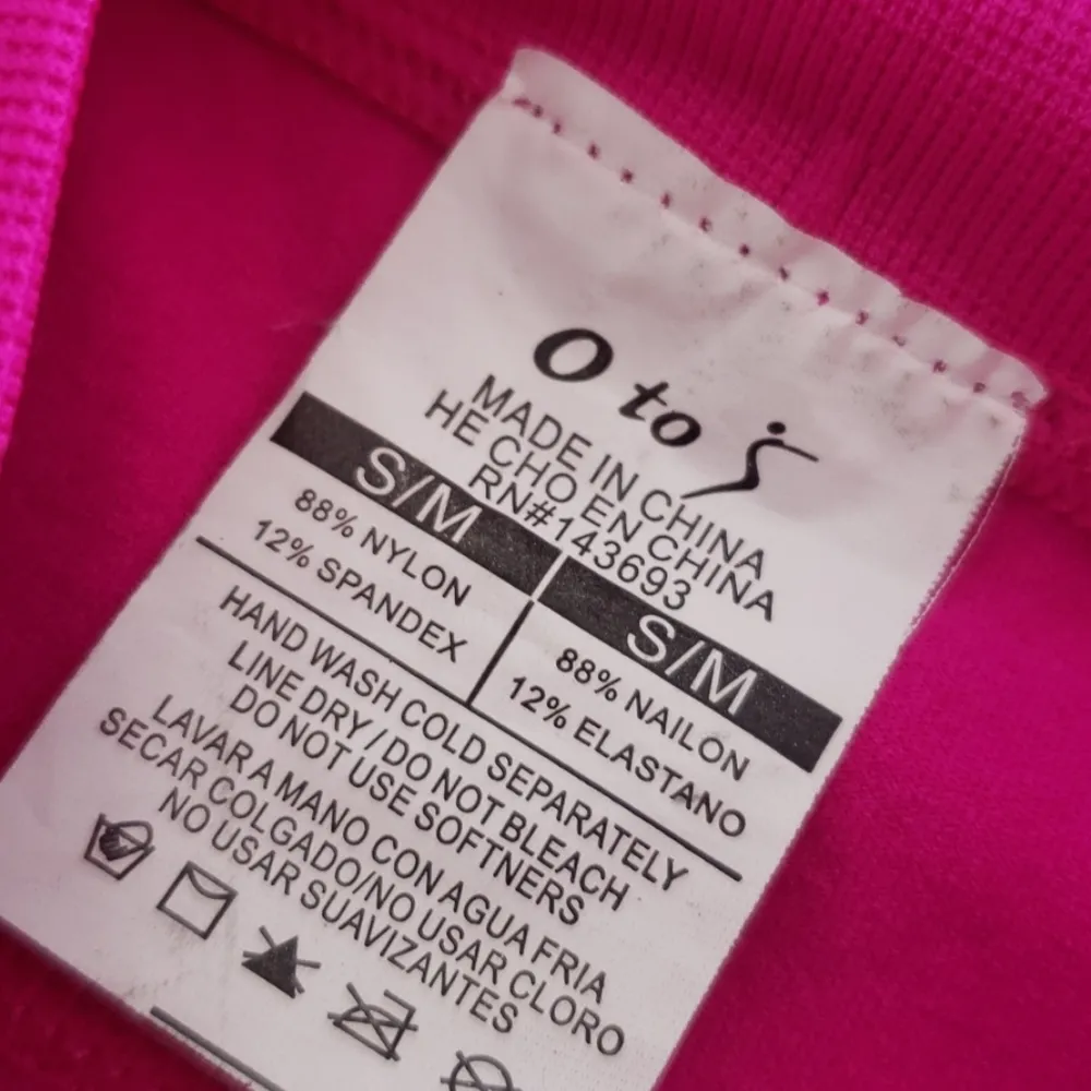 High rise foldover mesh fuschia legging Pink - Image 8