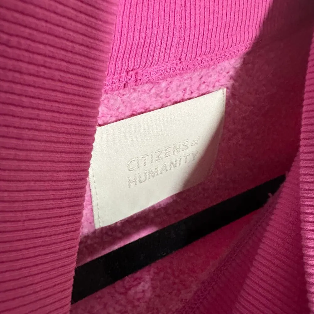 Citizens of Humanity Women's Koya Turtleneck Rosey Pink Sweatshirt Size Medium - Image 4