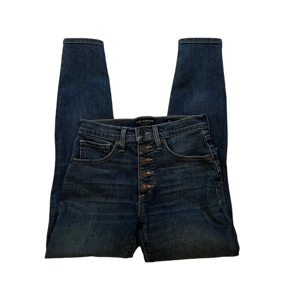 Lucky Brand Womens High Rise Bridgette Skinny Ankle Jean, Sz 2/26 - Image 6