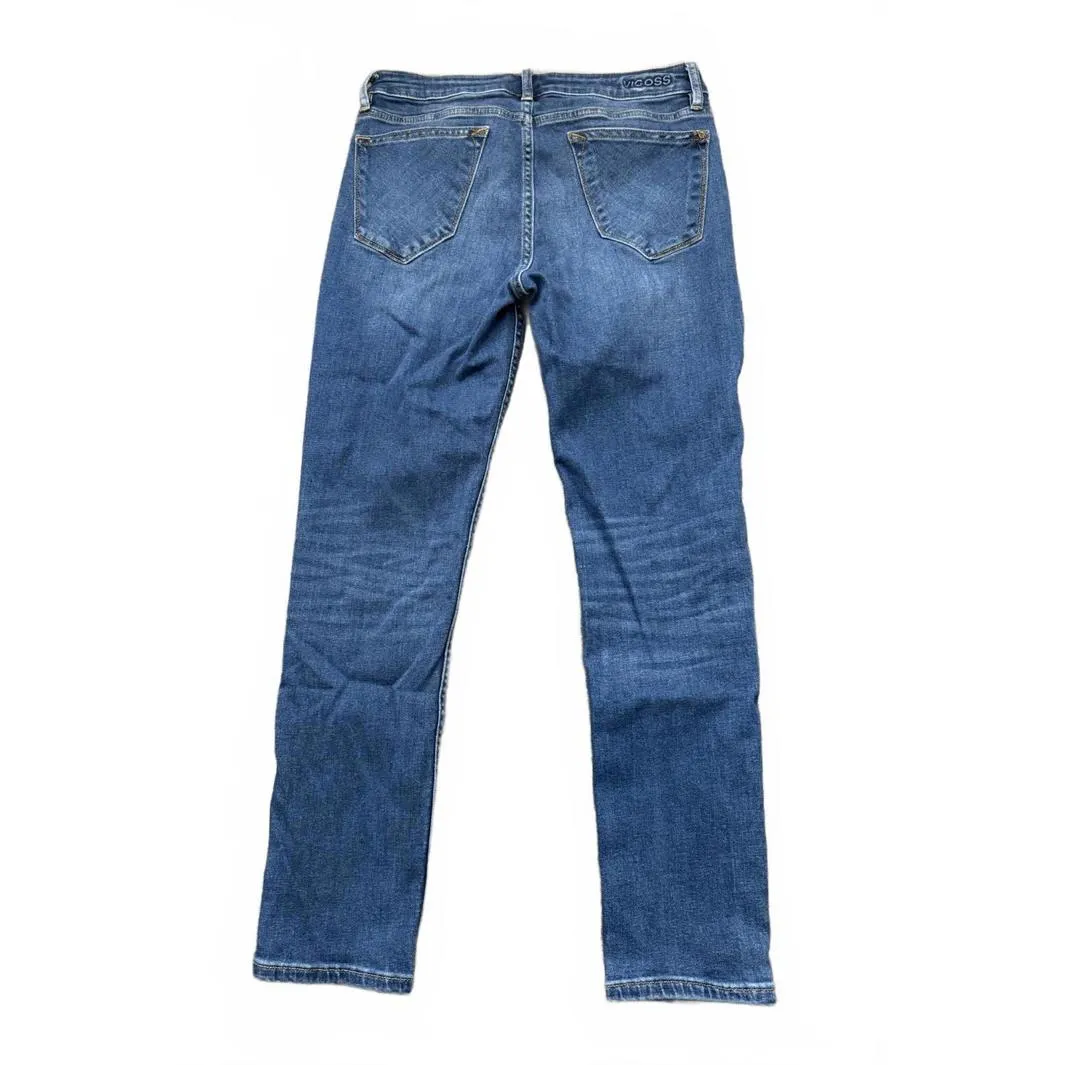 Vigoss Thompson Tomboy Women's Denim Jeans Size 29 Small Blue Cropped Streetwear - Image 3