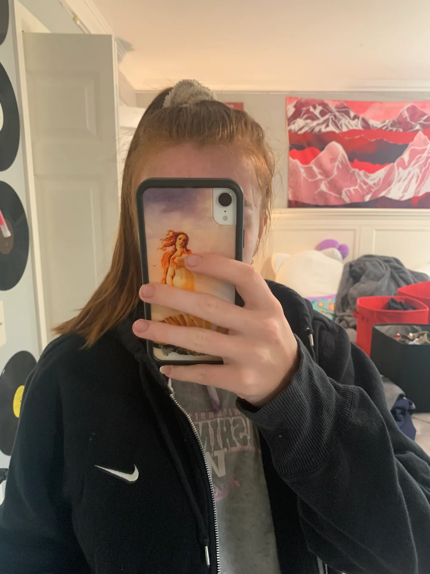 Nike Zip Up Black Jacket - Image 3