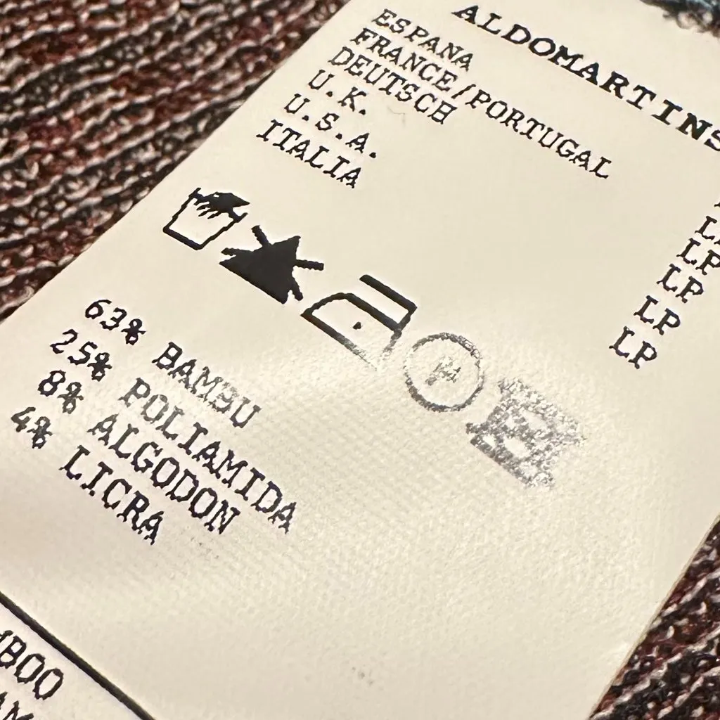 Aldomartins Sleeveless Stripe Stretch Dress Colorful Shift Size Large Petite - Image 10