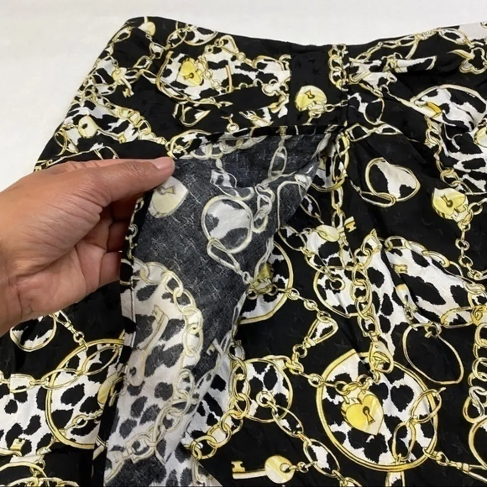 Topshop  Chain Print Strapless Blouse‎ - Image 2