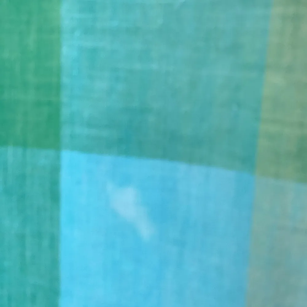 Pendleton Originals Linen Buffalo
Plaid Yellow Green Button Front Ladies Blouse - Image 8