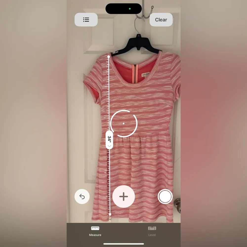 Maison Jules pink striped textured fit and flare dress Size S‎ - Image 8