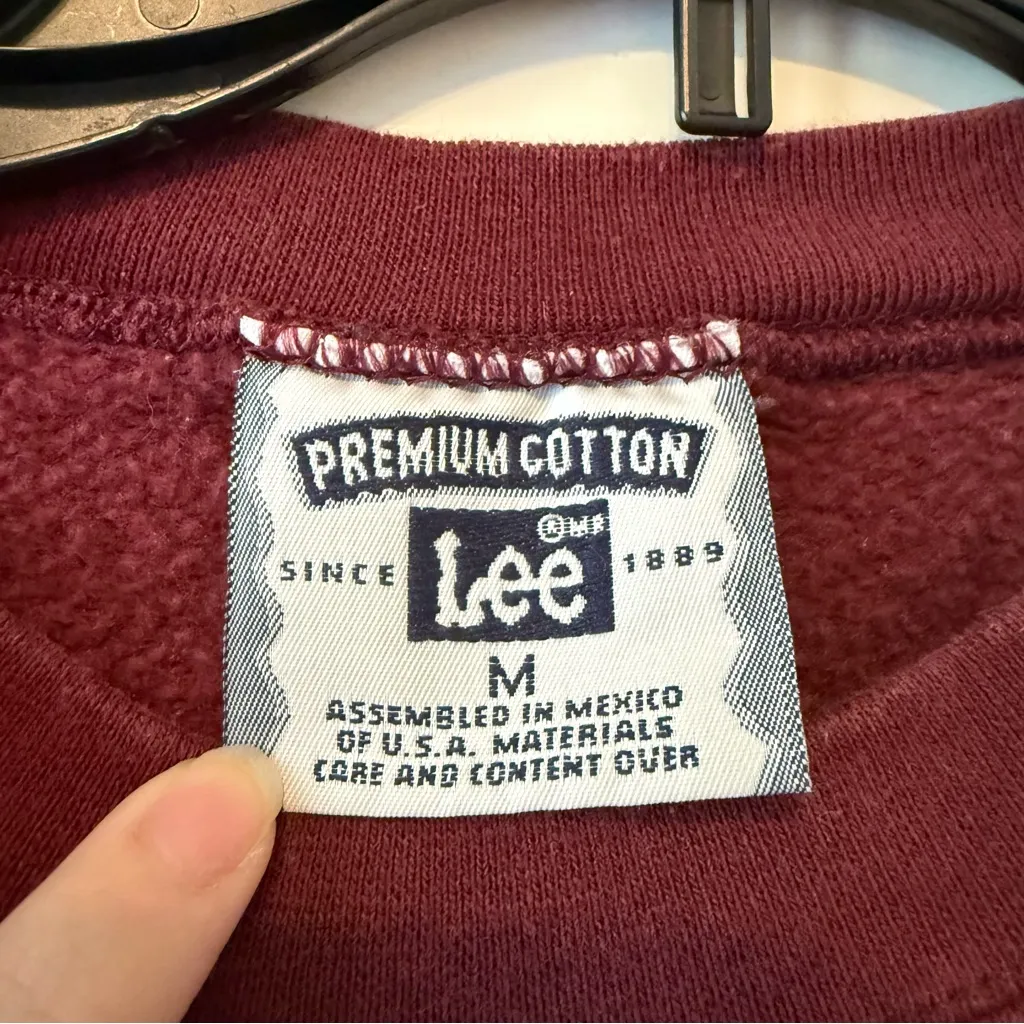 Vintage 80s Virginia Tech Crewneck Sweatshirt Size Medium - Image 4