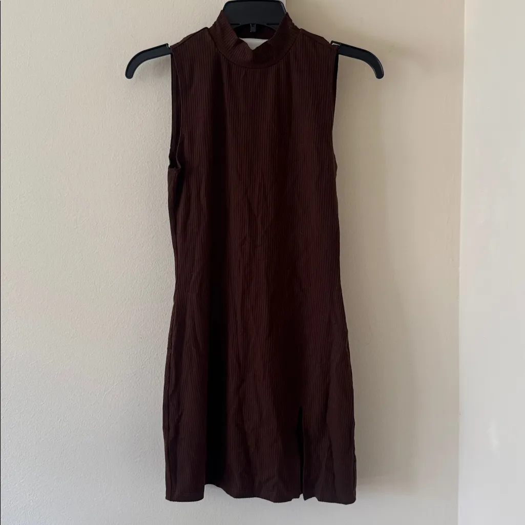 Reformation Skylar Knit Dress, Cafe Color, Size X-Small, $128 - Image 11