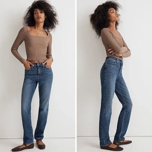 New! Madewell The‎ Perfect Vintage Jean decatur wash, size 26 - Image 3