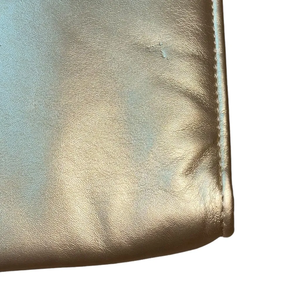 🎓 Pandora Gold Fold Over Clutch Purse - Image 4