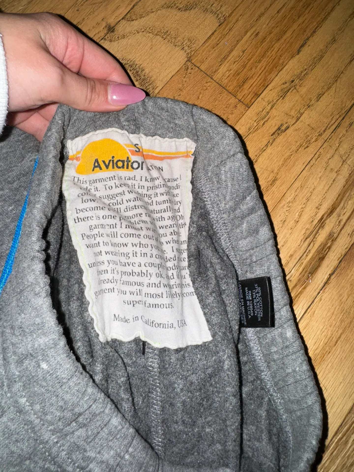 Chevron Sweatpants Small - Image 5