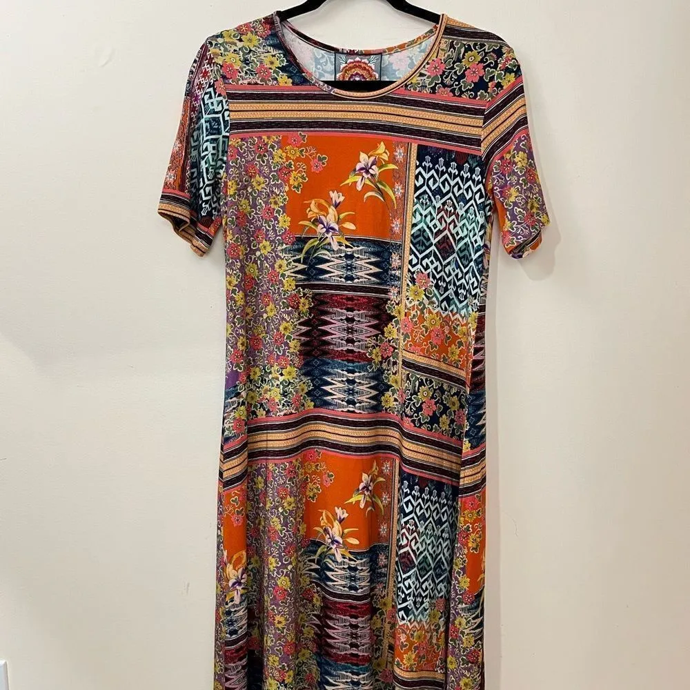 Johnny Was Allie Autumn Floral Swing Dress S - Image 2