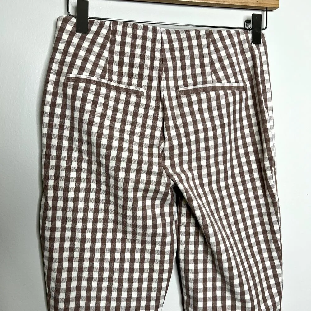 A New Day Checkered High Waist Ankle Pants - Image 4