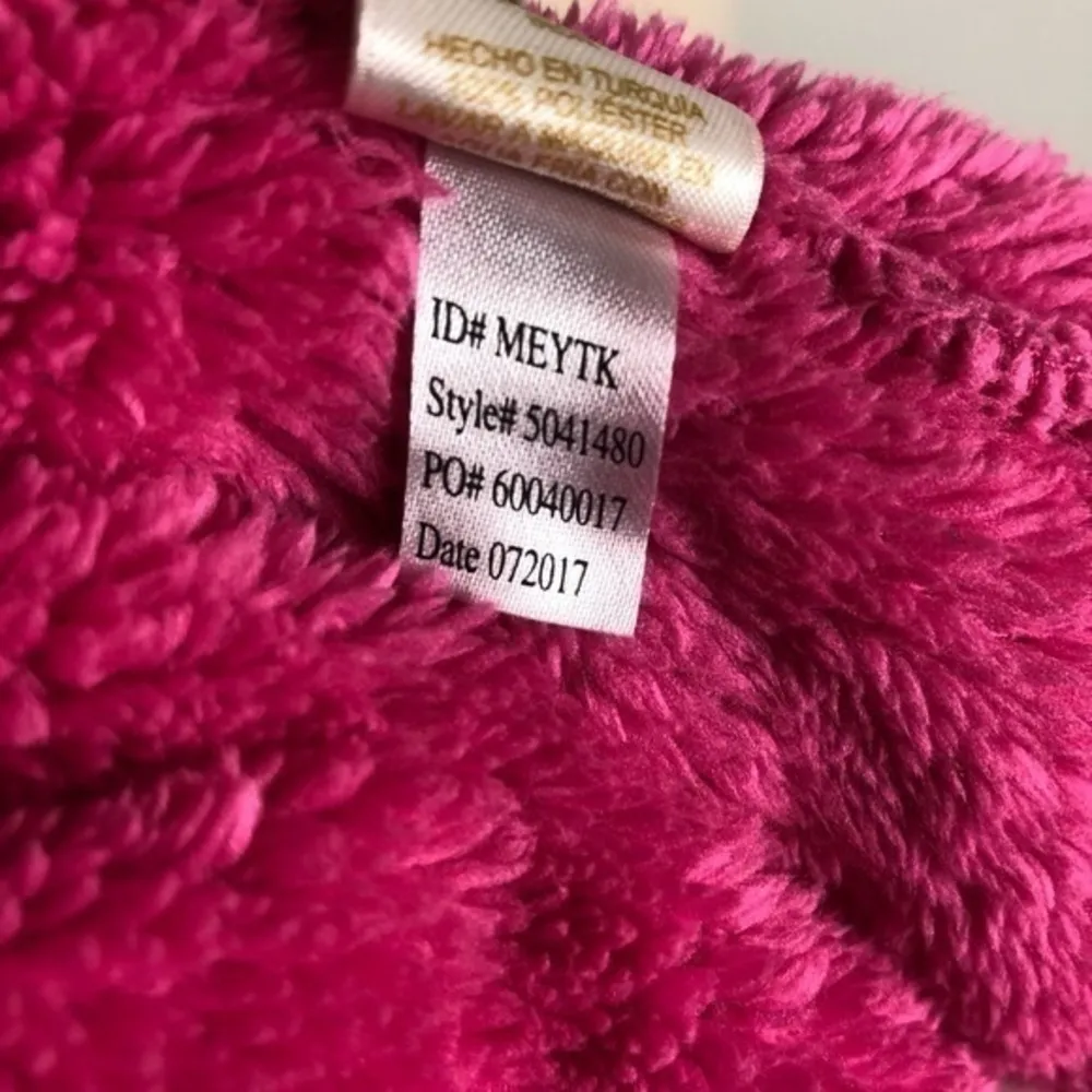 Kate Spade New York Pink Plush Dream A Little Dream Wrap Cozy Robe Size L/XL - Image 7