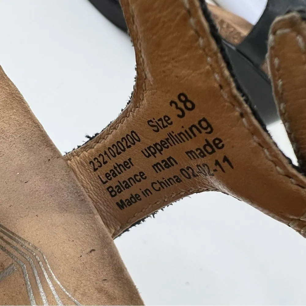 Dansko Coquette Laser Cut Floral Leather Sandals - Image 4