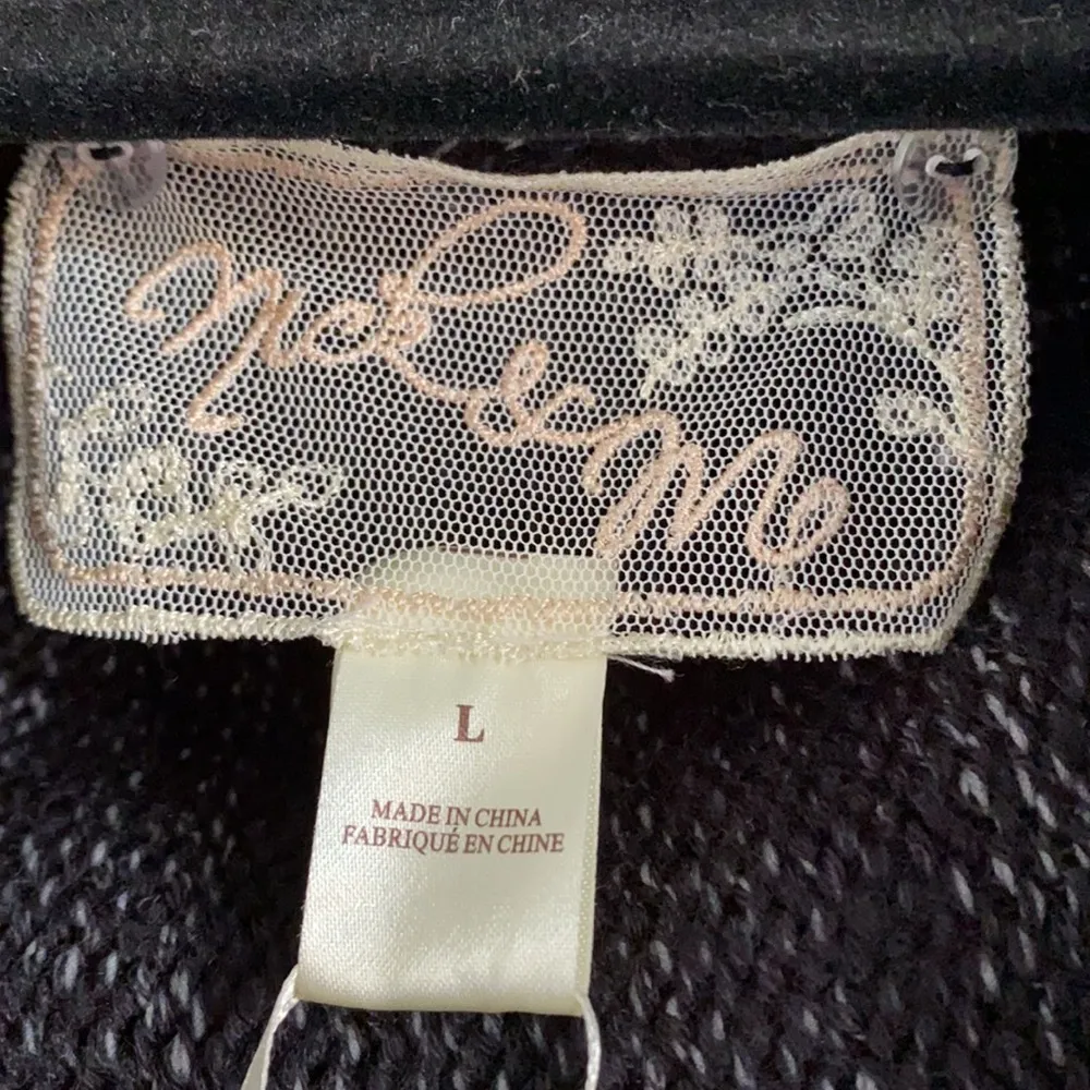 Anthropologie Nick & Mo blue & peach ombré sweater cardigan - Image 2