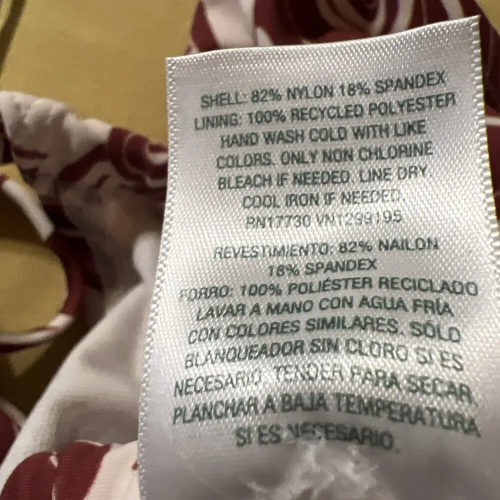 Wild Fable Low Rise High Leg Side Tie Brown Cheeky Bikini Swim Bottom 3X 24-26 - Image 4