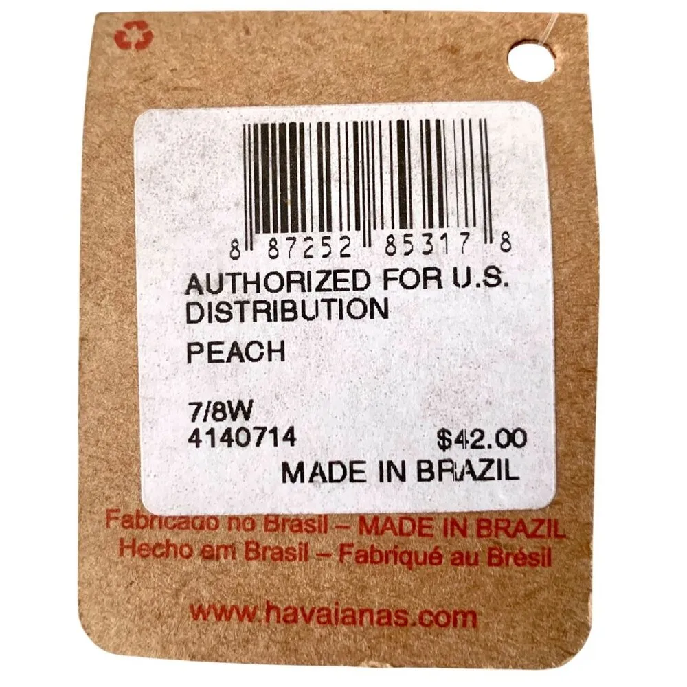 Havaianas You St. Tropez Flip Flop Sandals Women's US 7/8 EUR 37-38 Shoes - Image 10