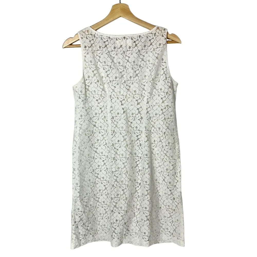 Anthropologie Odd Molly White Floral Lace Mini Dress 1 / S - Image 7