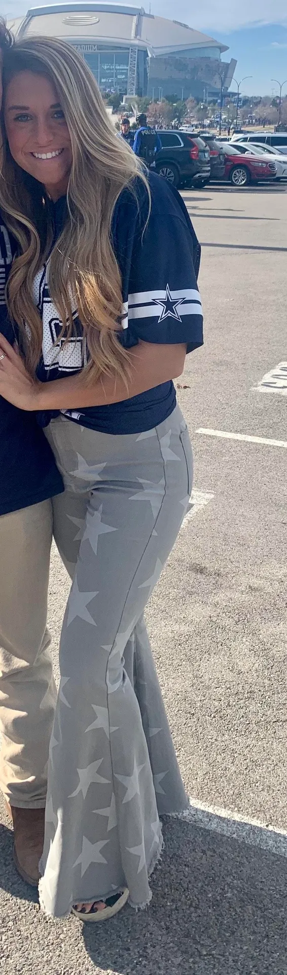 Boutique Star Flare Jeans Gray Size L - Image 3